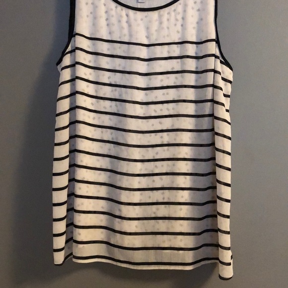 Loft Polka Dot‎ and Striped Tank Top - Picture 3 of 8